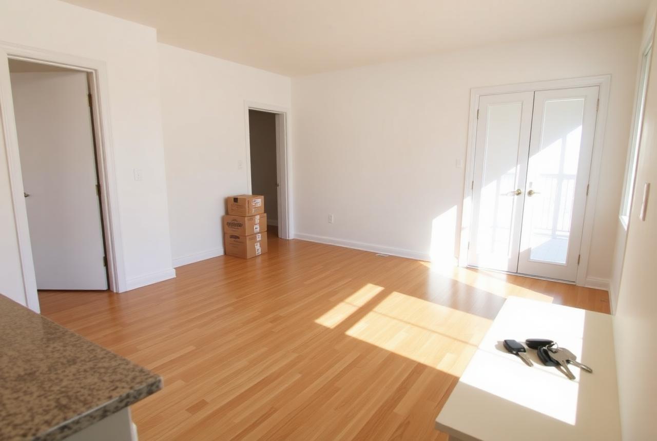 Empty Cork rental property cleaned and ready for handover after an end of tenancy clean
